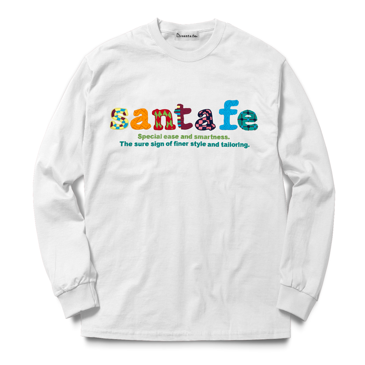 サンタフェ Santa Fe 長袖 ロゴ Tシャツ 50サイズ LL f